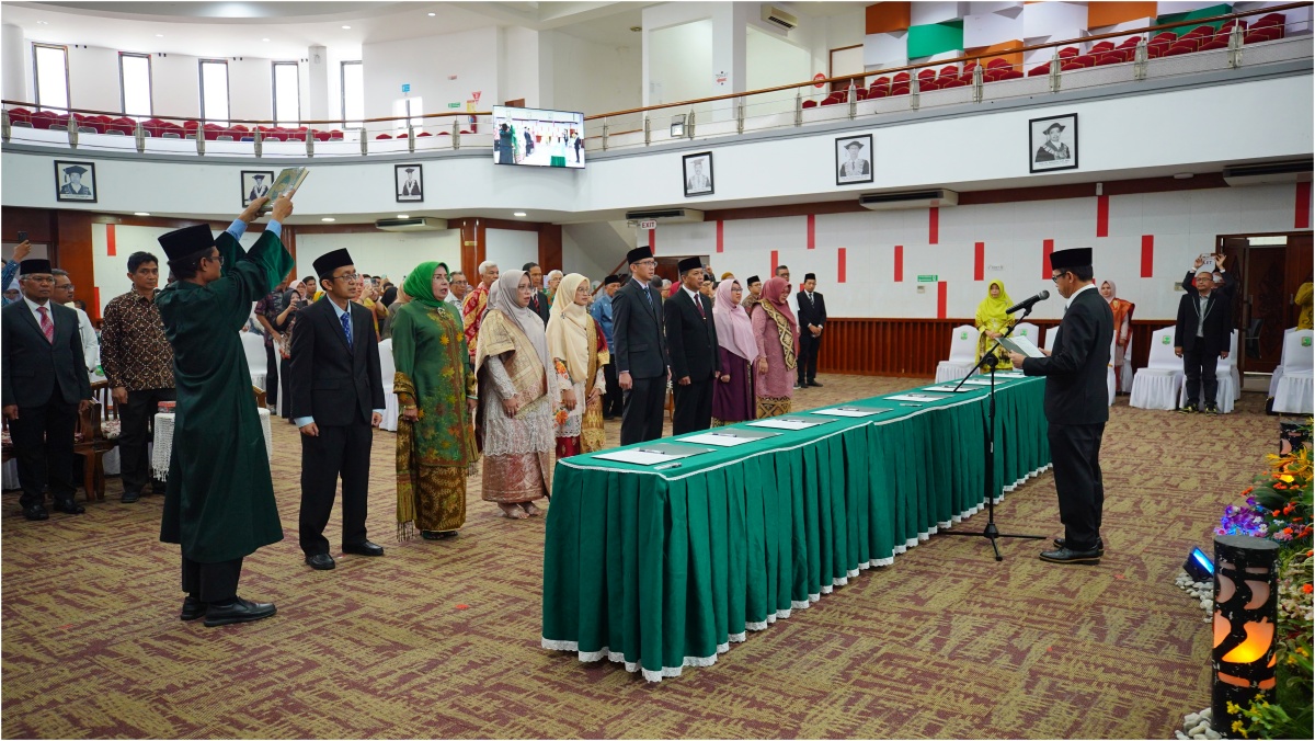 Rektor Universitas Andalas Lantik Wakil Dekan Dari Fakultas