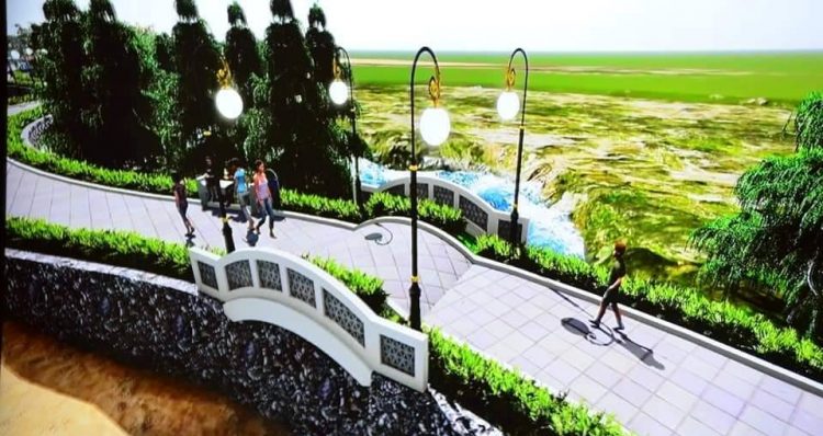 Sketsa rencana pembangunan Pantai Air Manis. (Sumber: Humas Pemko Padang)