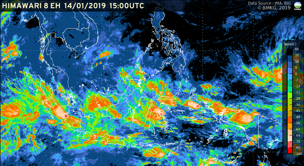 Peringatan Dini Hujan Lebat untuk 11 Daerah di Sumbar