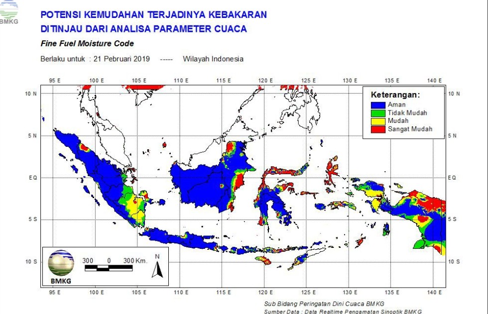 BMKG Ingatkan 2 Puncak Musim Kemarau di Pesisir Barat Sumatra