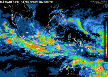 Citra satelit cuaca BMKG. (Sumber: bmkg.go.id)