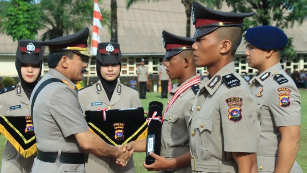 Kapolda Sumbar Lantik 188 Bintara Baru