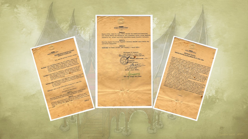 5 Tahun Usai Merdeka, Kota Padang Resmi Tergabung ke Wilayah Republik