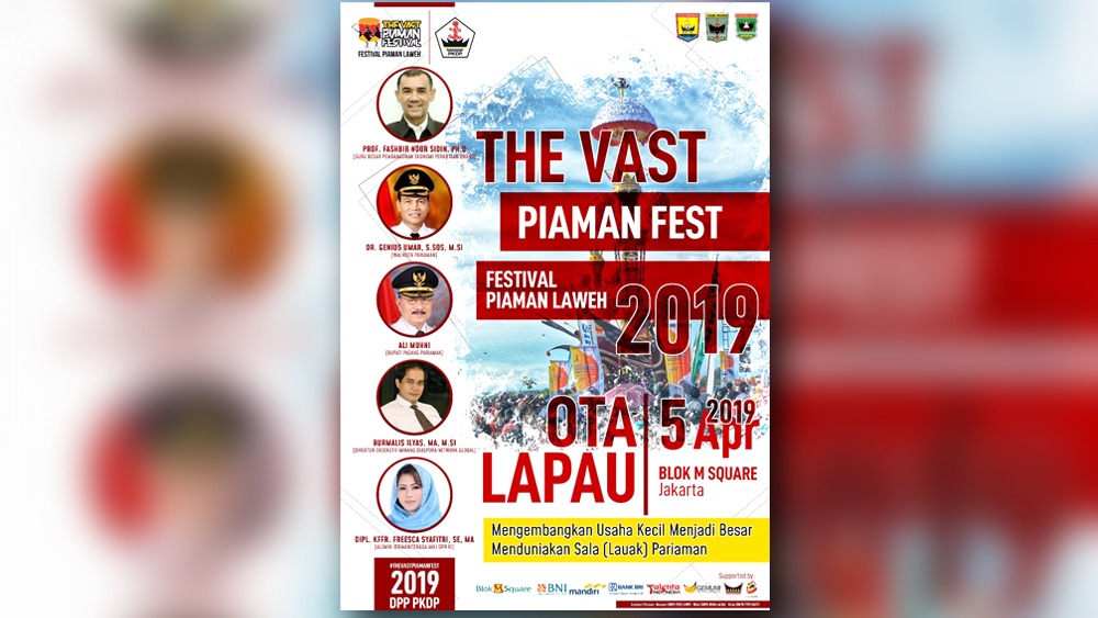 Ingat Dunsanak! Festival Piaman Laweh Digelar Bulan April