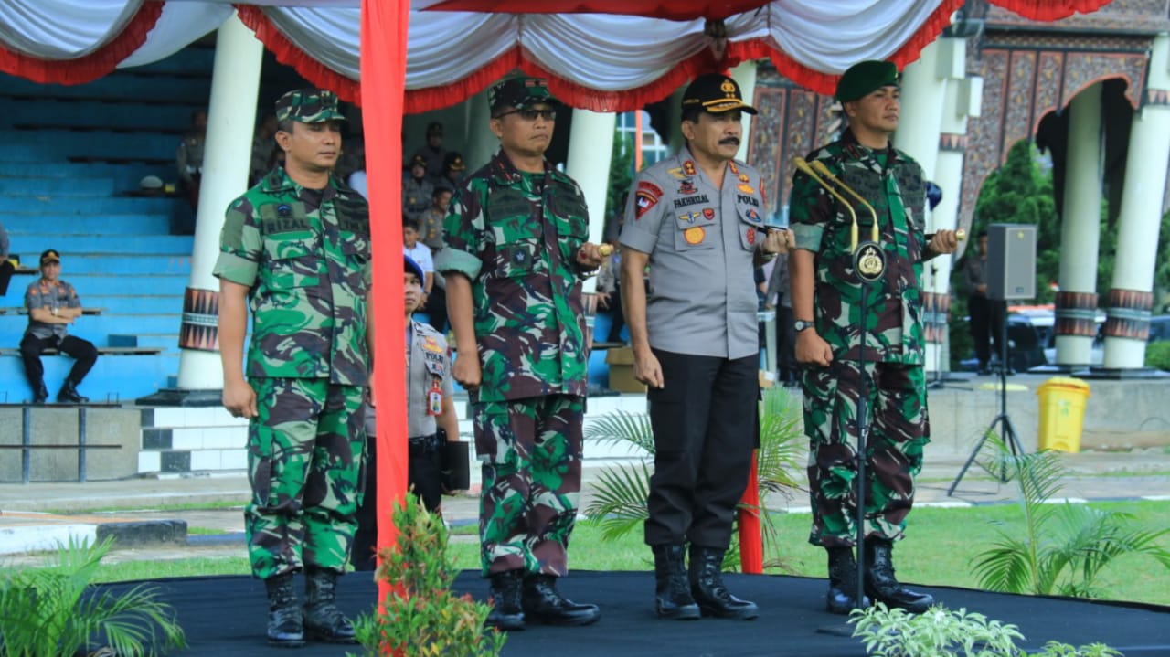Apel Gelar Pasukan, Persiapan Keamanan Jelang Pemilu 2019
