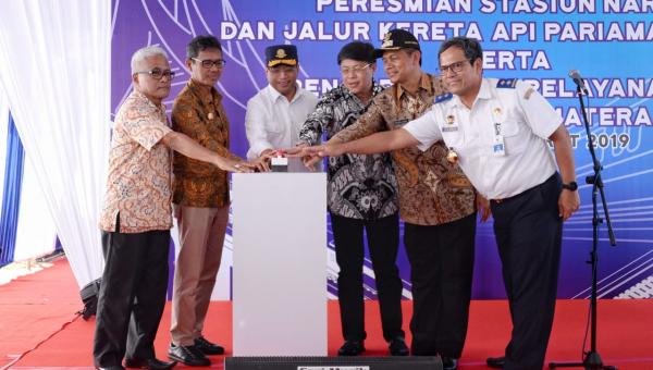 Menhub Resmikan Aktivasi Kembali Jalur Kereta Pariaman-Nareh