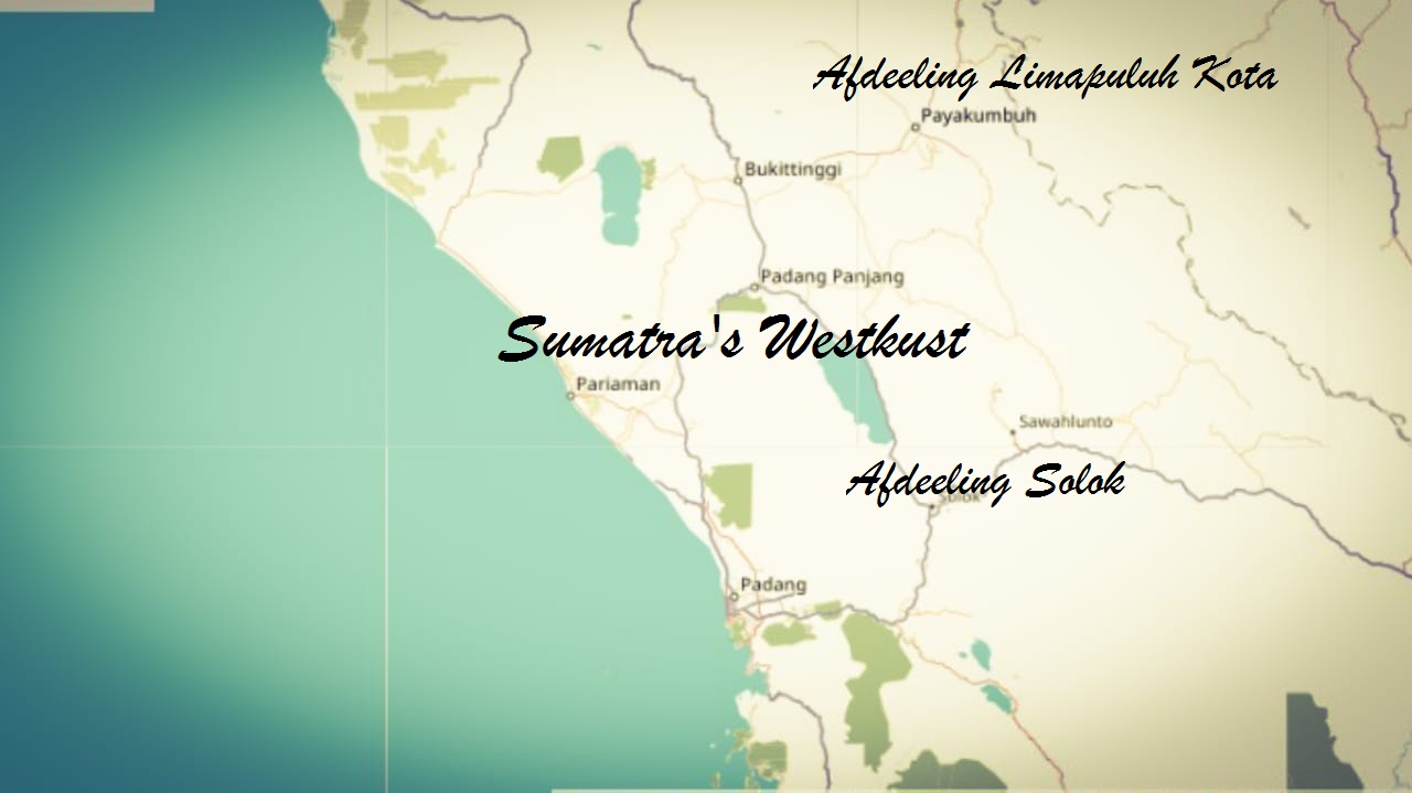 Hari Jadi Kabupaten Solok dan Limapuluh Kota, 2 Afdeeling Zaman Kolonial