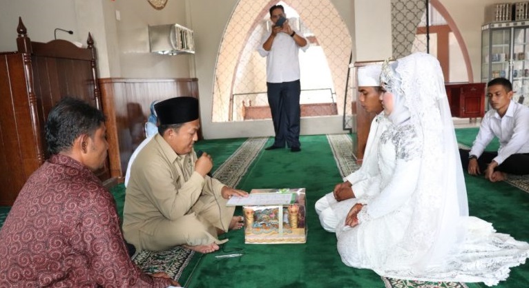 Mempelai Pria Ditahan Polisi, Pernikahan Digelar di Polres Payakumbuh