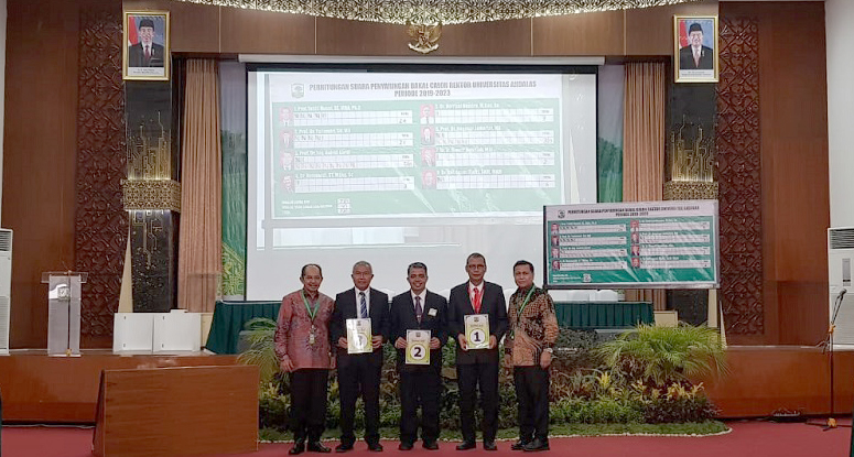 Sidang Senat Pemilihan Rektor Unand Periode 2019-2023 Ditunda