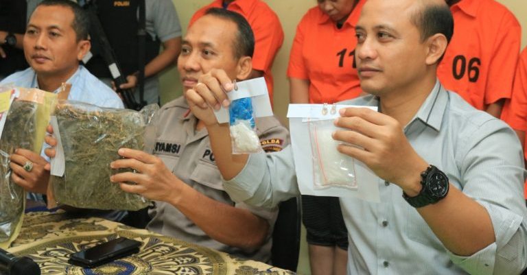 4 Orang Termasuk Ibu Rumah Tangga Ditangkap karena Narkoba Sepekan Ini