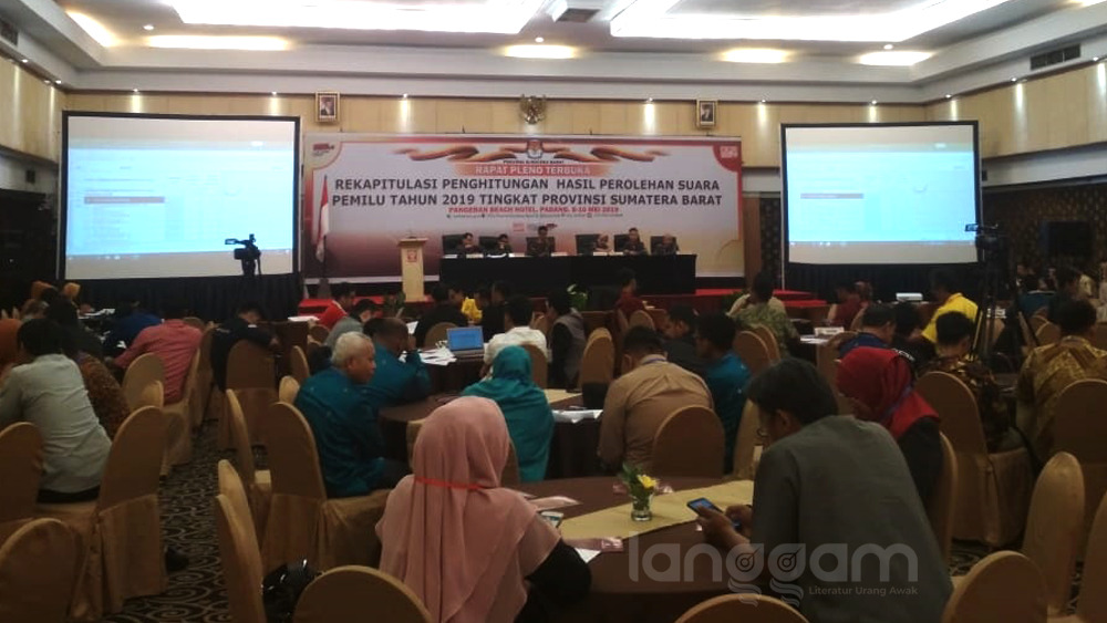 Mulai Hari Ini, KPU Sumbar Rekapitulasi Hasil Pemilu Hingga Jumat