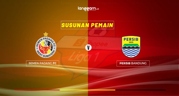 Susunan pemain Semen Padang FC Vs Persib Bandung, Rabu (29/05).