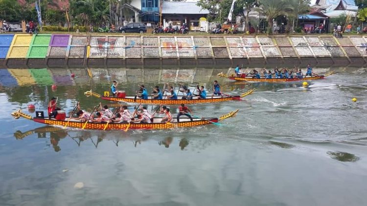 Festival perahu naga (dokumentasi Humas Pemko Padang 2018)