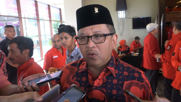 Sekretaris Jenderal (Sekjen) Partai Demokrasi Indonesia Perjuangan (PDIP), Hasto Kristiyanto (Irwanda/Langgam.id)