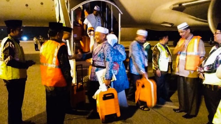 Kepulangan jemaah haji Embarkasi Padang di BIM (ist)