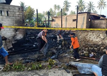 Kebakaran di Nagari Cupak, Kabupaten Solok (ist)