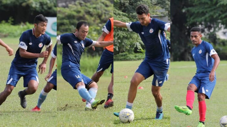 Empat pemain yang menjalani 'trial' dengan Semen Padang FC. (Foto-foto: IG. Resmi Semenpadangfc)