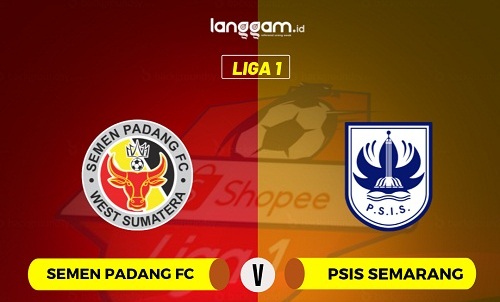 Logo Semen Padang FC vs PSIS Semarang.