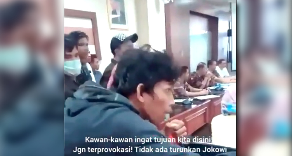 Alfiandri, Demonstran yang Protes Ajakan Anggota DPRD Sumbar Turunkan Jokowi