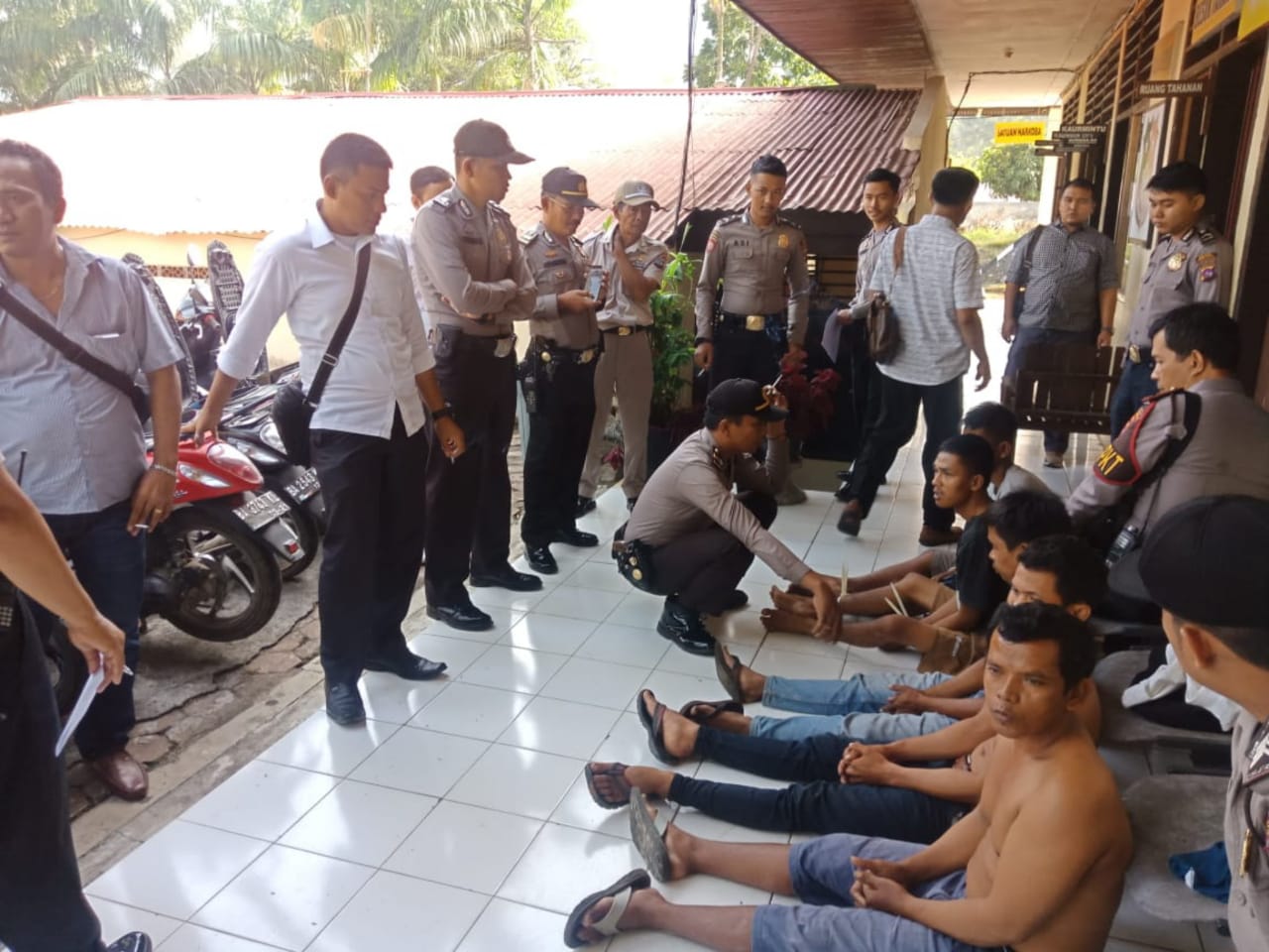 Komplotan Curanmor Dibekuk Polisi Tanah Datar, 9 Unit Sepeda Motor Disita