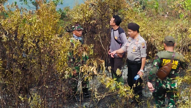 2 Hektare Lahan Warga Terbakar di Kabupaten Solok, 6 Titik Api Sudah Padam