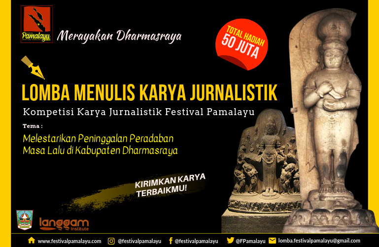 Lomba Menulis Festival Pamalayu Berhadiah Rp50 Juta, Berikut Syarat dan Ketentuannya