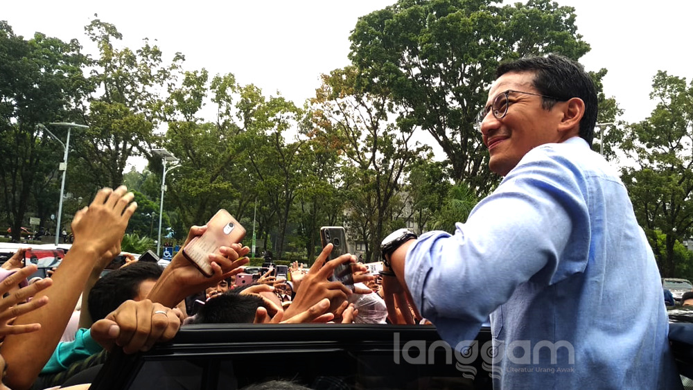 Ceramah di Hadapan Ribuan Mahasiswa Unand, Sandiaga Uno: Sekarang Saya Nganggur