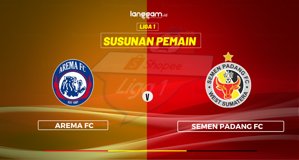 Susunan Pemain Arema FC Vs Semen Padang FC
