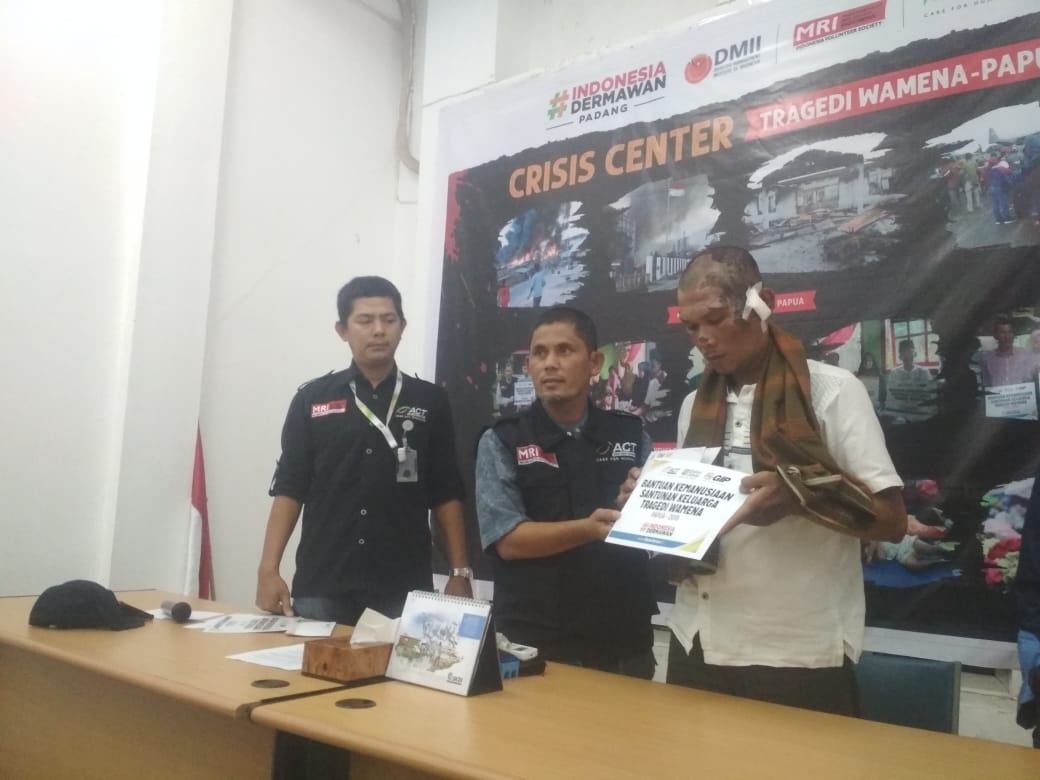 ACT SUmbar Bantu Pemulangan 97 Orang Perantau Minang dari Papua