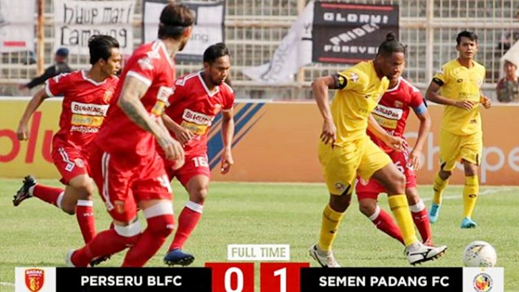 Semen Padang FC unggul 1-0 dalam laga tandang melawan Badak Lampung (Foto: IG Semen Padang FC)