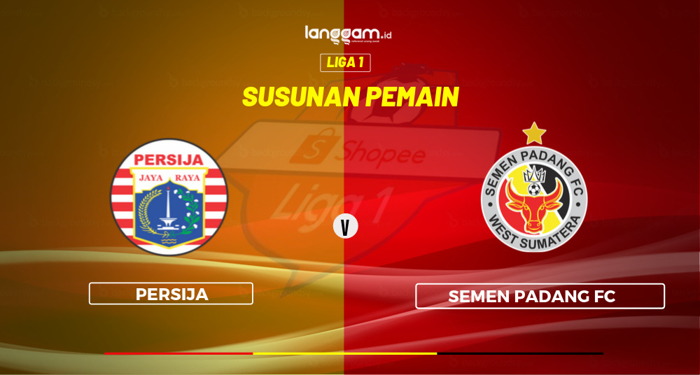 Susunan Pemain Persija Jakarta vs Semen Padang FC