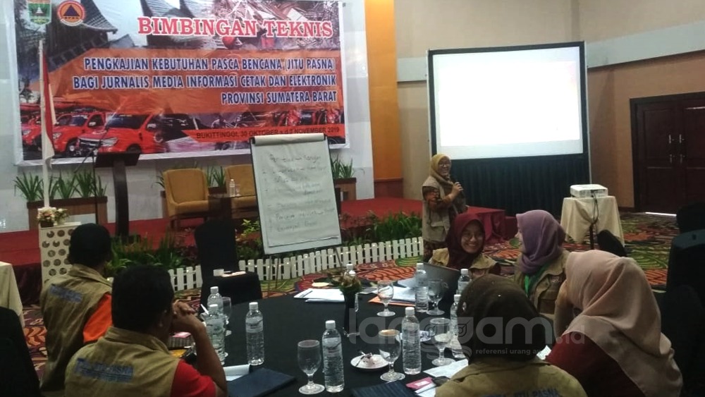 BPBD Sumbar Libatkan Jurnalis Kaji Kebutuhan Pascabencana