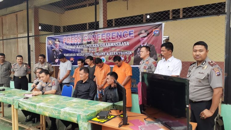 9 Sepeda Motor Disita, Pelaku Curanmor Lintas Daerah Ditangkap Polres Dharmasraya