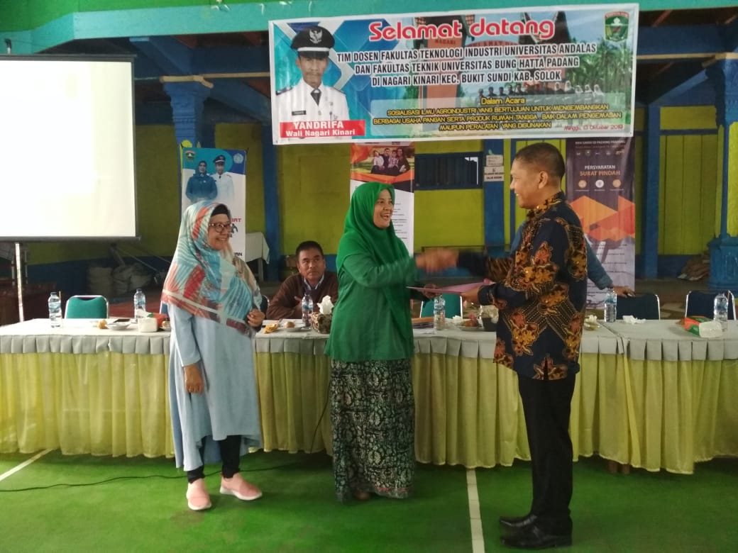 Gandeng Fateta Unand dan Fakultas Teknik Mesin UBH, Nagari Kinari Gemakan Kebangkitan Ekonomi