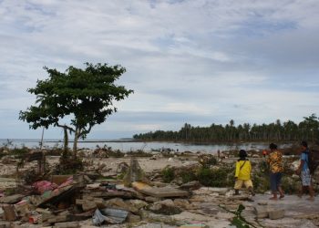 Dusun Purorougat, Pagai Selatan, salah satu yang habis disapu tsunami Mentawai pada 25 Oktober 2010. (Foto: Hendra)