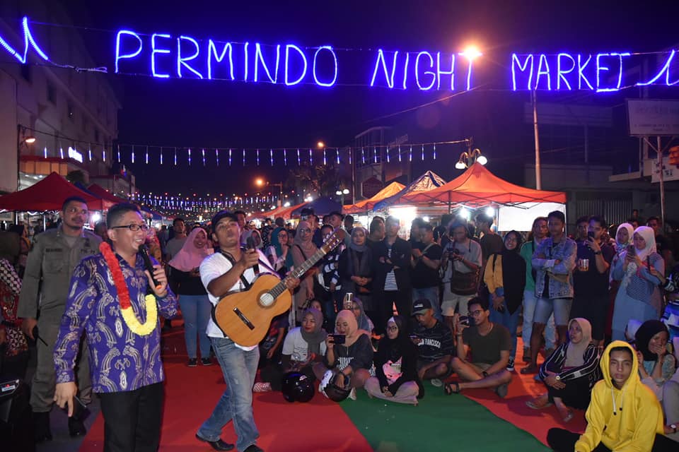 Permindo Night Market Diresmikan, Sekali Sepekan Berburu Kuliner