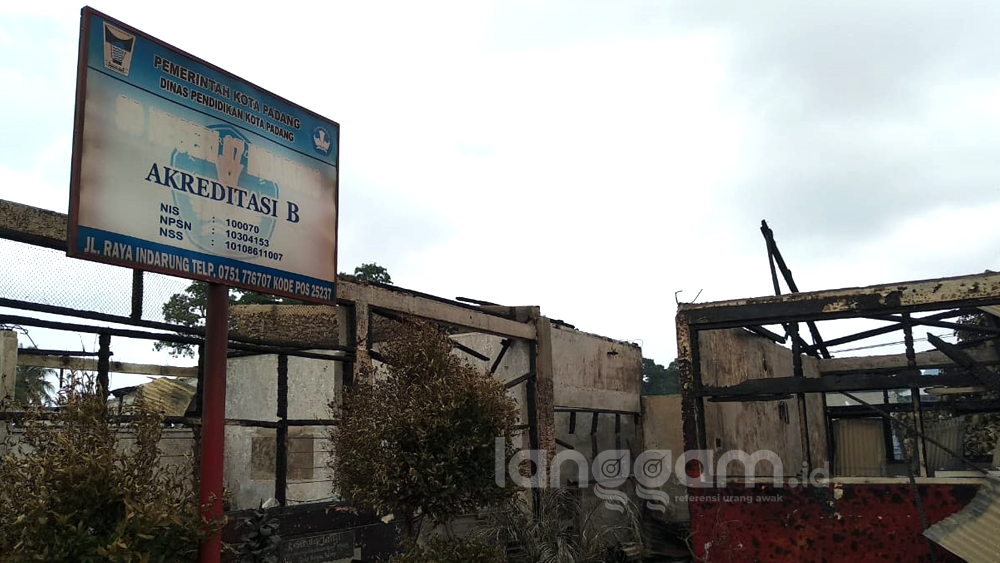 Usai Kebakaran, Pelajar SDN 02 dan 07 Indarung Belajar Senin Depan