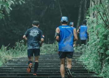 Lomba lari "Minang Geopark Run" (Foto: IG geoparkrun)