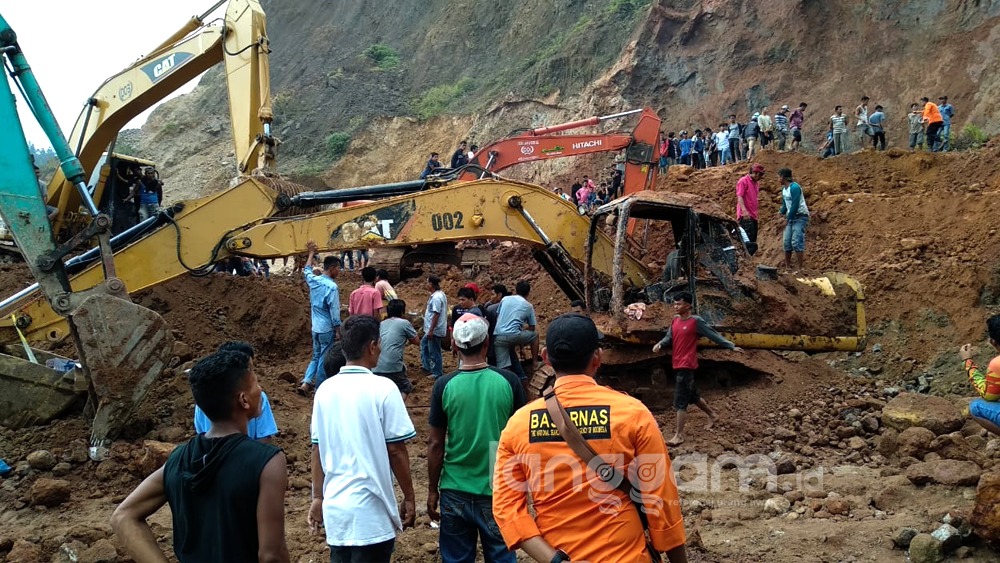 2 Pekerja Tambang di Padang Meninggal Tertimbun Longsor