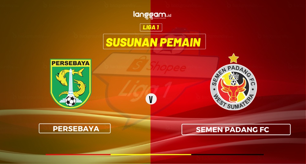 Susunan Pemain Semen Padang FC Vs Persebaya Surabaya