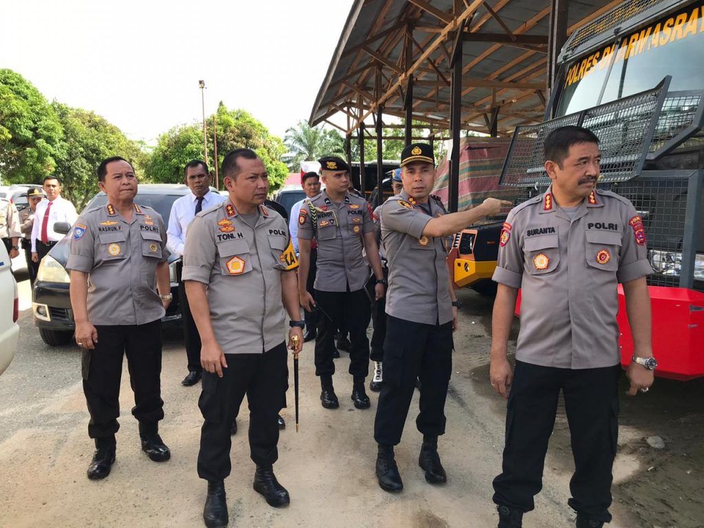 Kapolda Sumbar Irjen Pol Toni Hermanto mengunjungi Polres Dharmasraya