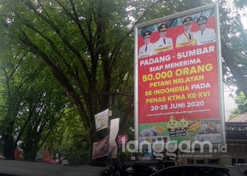 Baligho Penas Tani 2020 di Padang