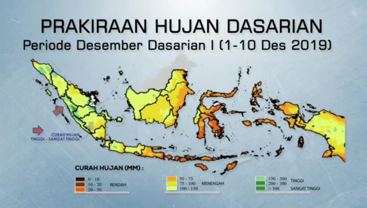 BMKG Minta Waspadai Hujan Lebat di Pesisir Sumatra Barat 2 Hari Ini
