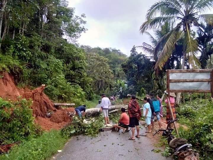 Longsor Rusak 3 Rumah di Kabupaten Solok, Jalan Padang-Solsel Putus 3 jam