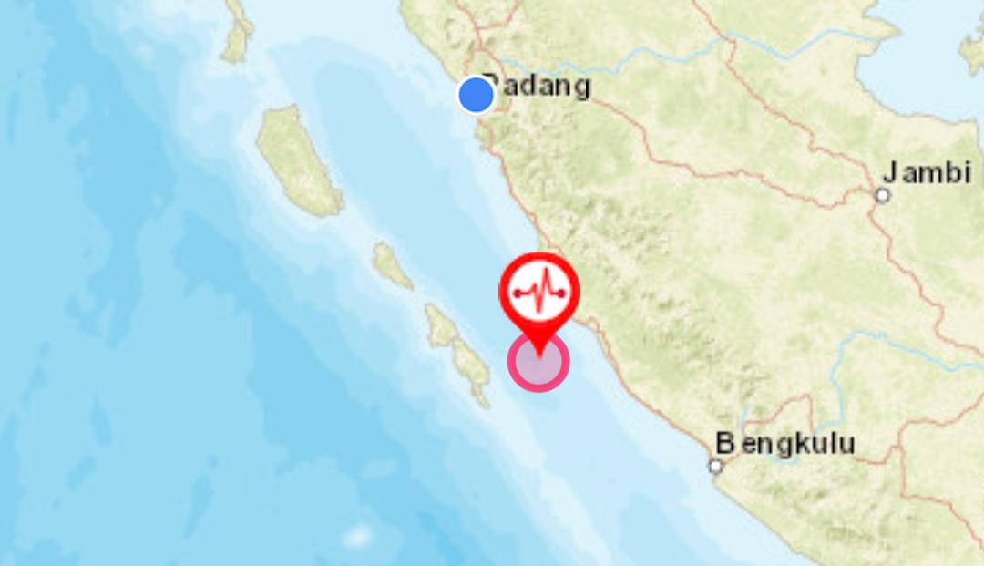 Gempa Magnitudo 5,5 Kejutkan Warga Sumbar