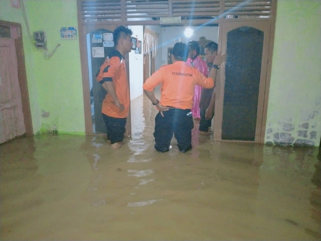 Situasi banjir di Pesisir Selatan. (BPBD Pesisir Selatan)