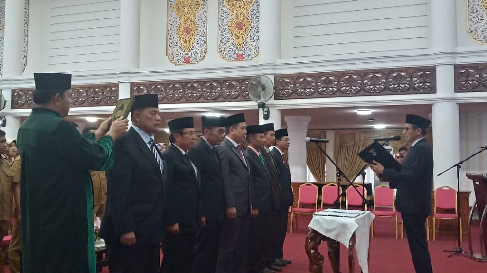 Ini 7 Pejabat Eselon II yang Dilantik Gubernur Sumatra Barat