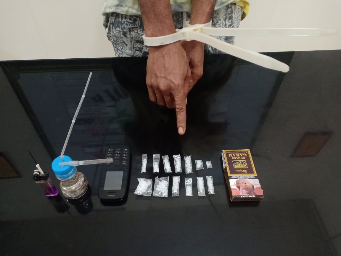 BB 13 paket sabu di Agam