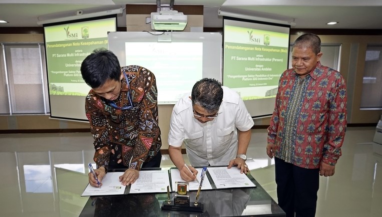 Rektor Unand kerjasama dengan PT SMI