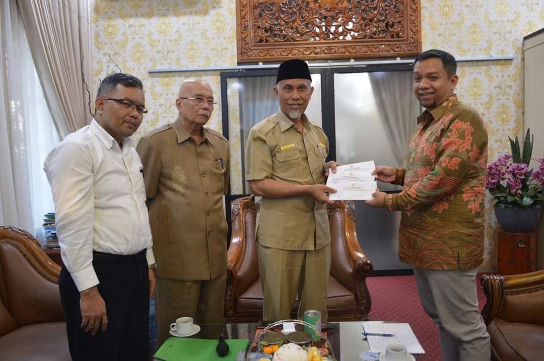 Wali Kota Padang Mahyeldi Ansharullah menyambut kedatangan rombongan Indonesia Diaspora Norwegia atau perantau Indonesia yang menetap di Norwegia